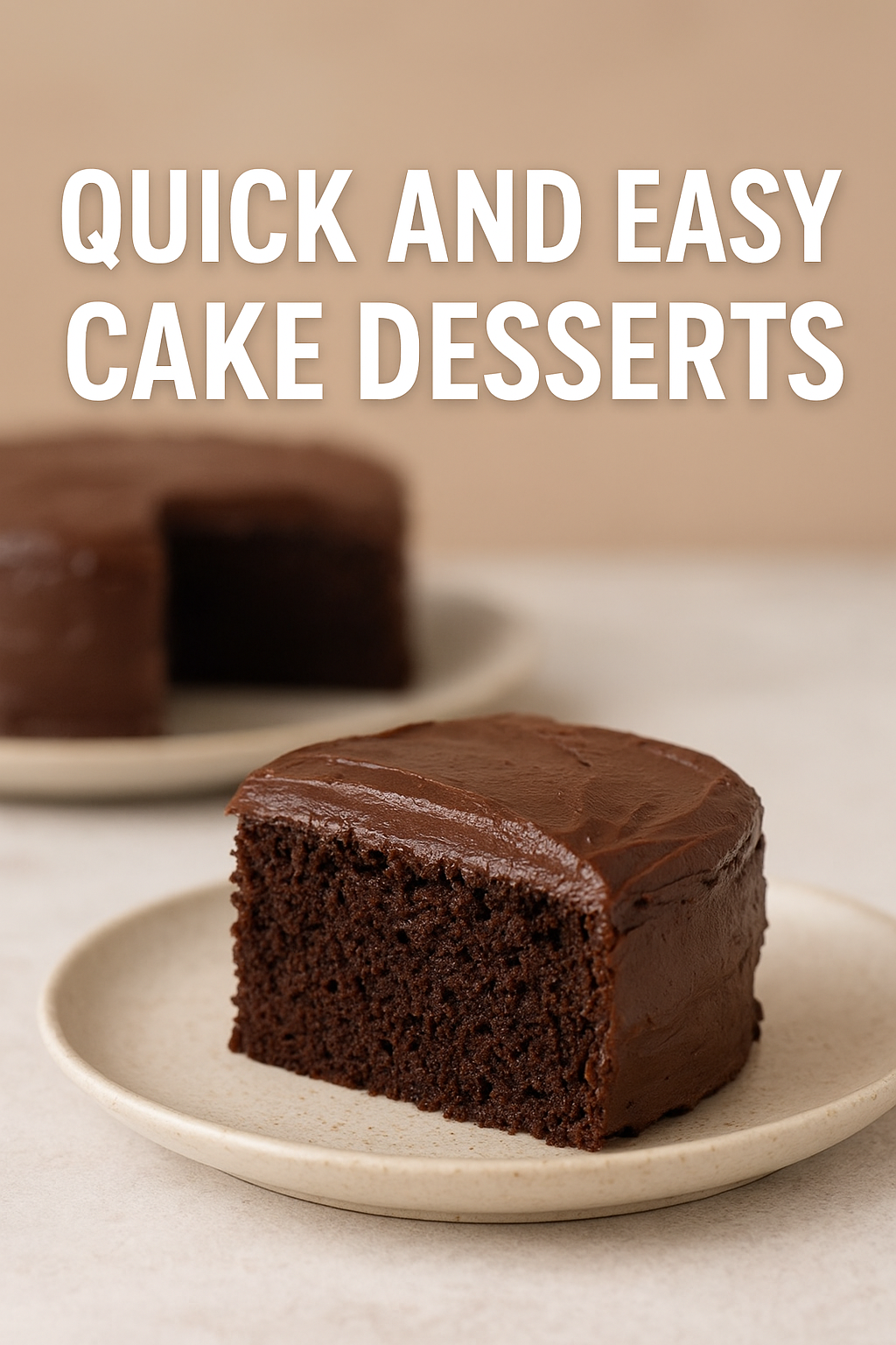 Quick and Easy Cake Desserts: Simple Ideas You Can Make Anytime